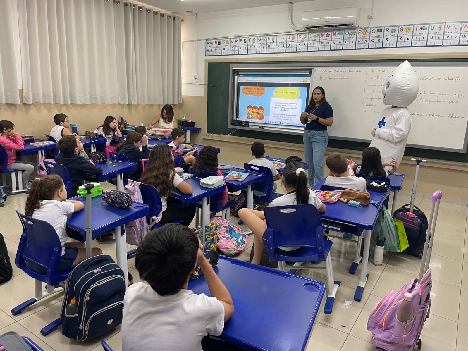 Campanha reforça importância da vacinação nas escolas de Cordeirópolis